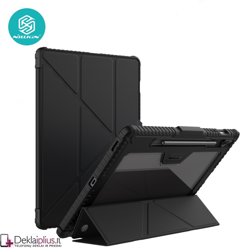 Nillkin Bumper atverčiamas smūgiams atsparus dėklas (Samsung Tab S9 Fe Plus (SM-x610-x616B) Nillkin Bumper atverčiamas smūgiams atsparus dėklas (Samsung Tab S9 Fe Plus (SM-x610-x616B)